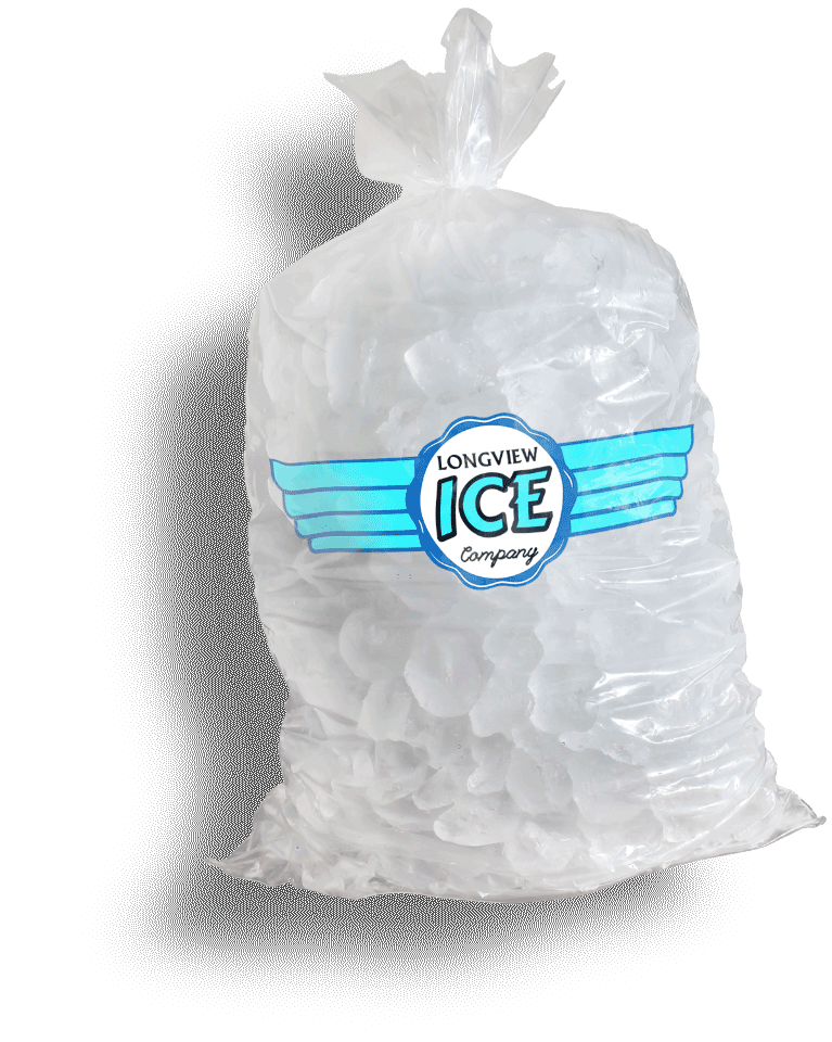 Longview Ice bags of ice